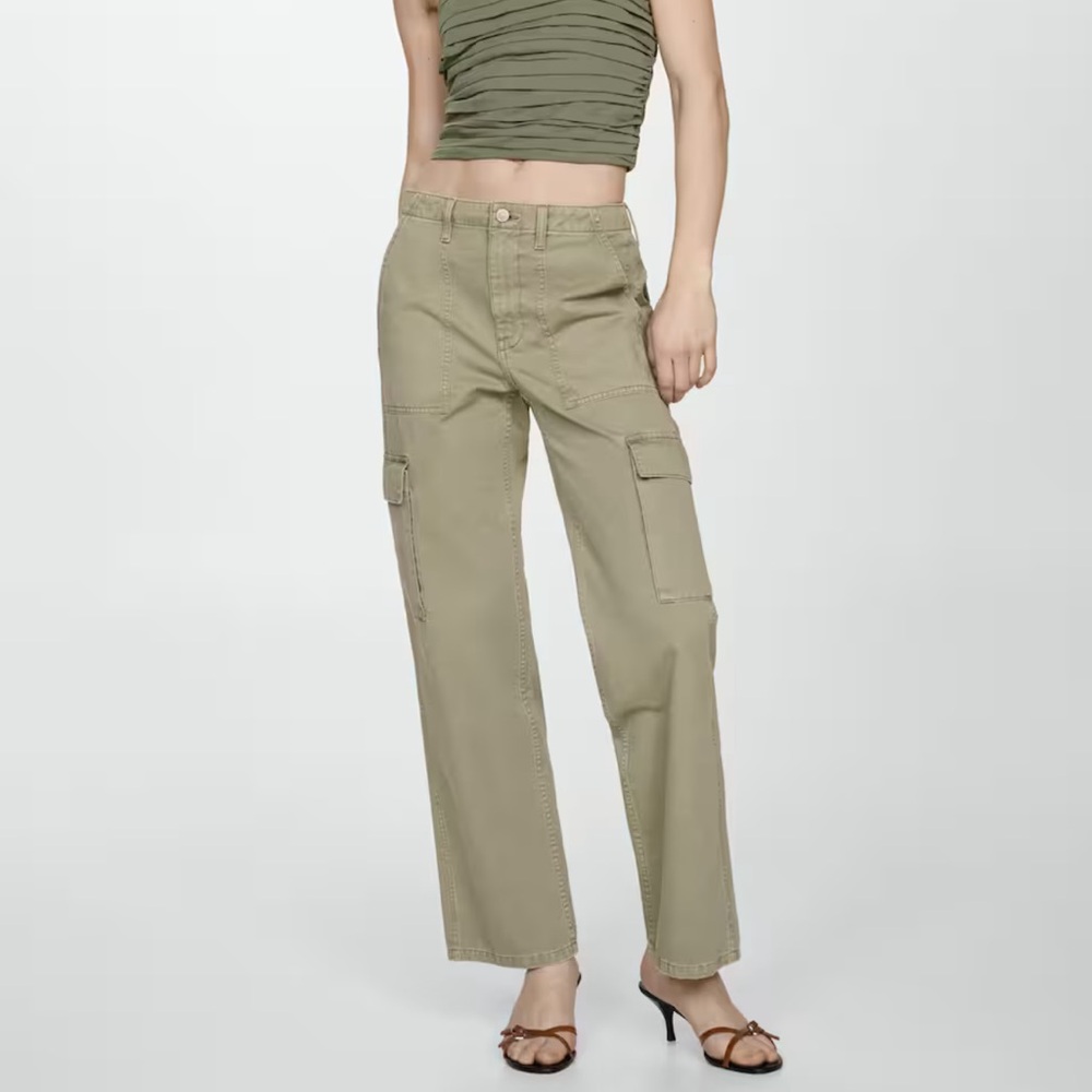 MANGO Pocket Cargo Jeans